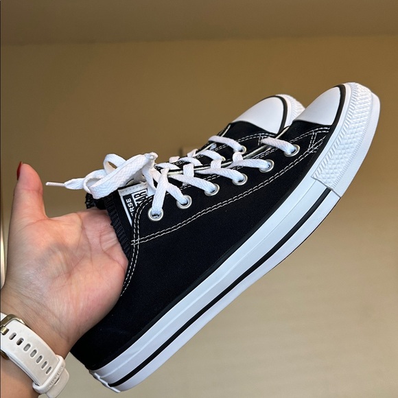 NWOB Converse CTAS OX Low Top Black Sneakers Size Mens 8 Wmns Sz 10 unisex - Picture 8 of 9